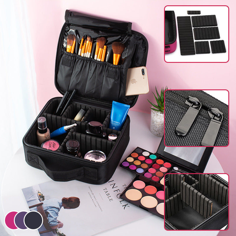 Avtoit | Makeup Cosmetic Storage Bag with Adjustable Compartment