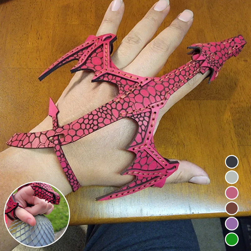 Avtoit | Leather Hand Dragon Bracelet