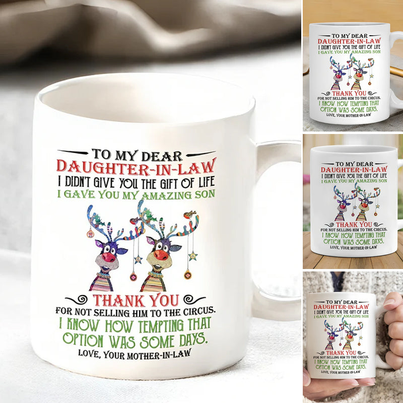 Avtoit | I have given you my amazing son - Best gift for daughter-in-law mugs