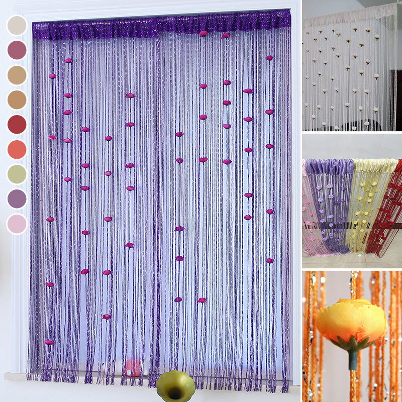 Avtoit | Rose Thread Door Curtain