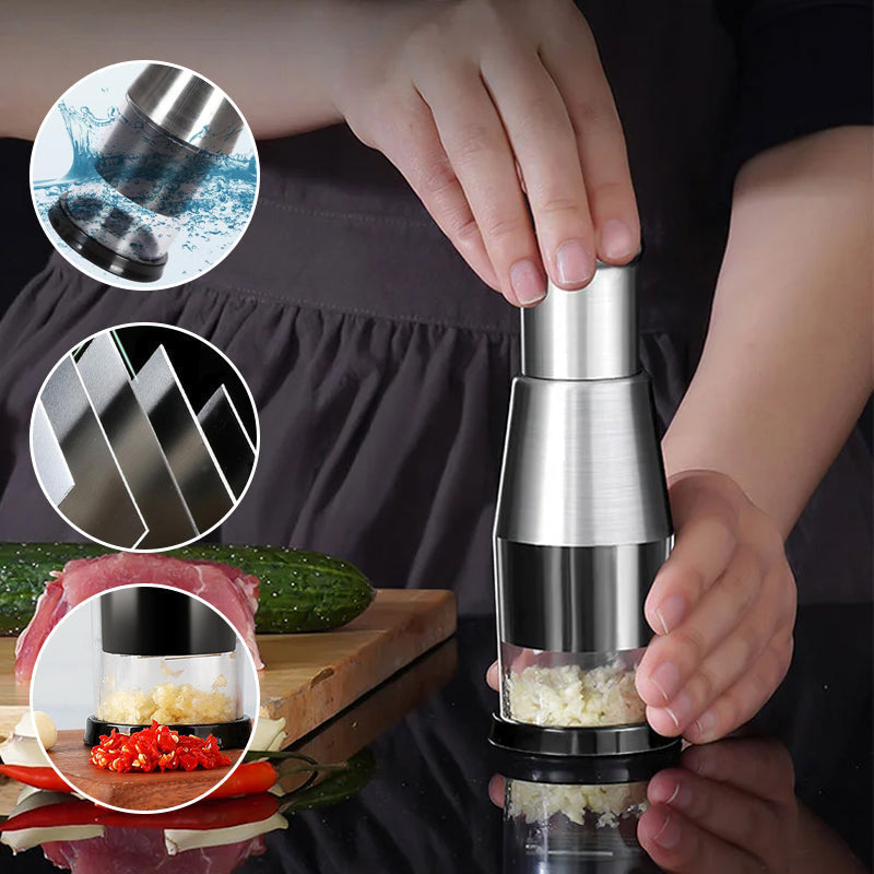 Avtoit | GarlicMaster™ | Efficient Garlic Press for Quick Crushing & Easy Cleanup in Kitchen Cooking