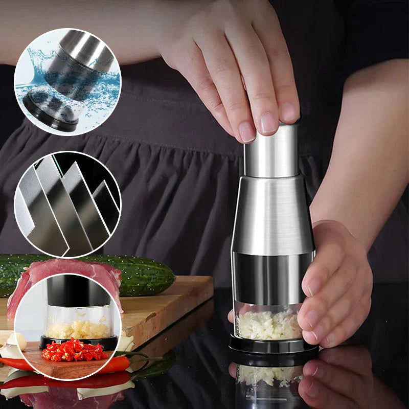 Avtoit | Multifunctional Garlic And Vegetable Chopper – Stainless Steel Cutter For Fast Chopping