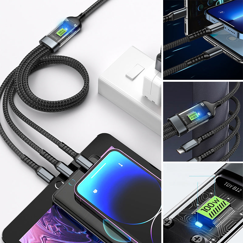 Avtoit | Super Fast Charging 3-in-1 Data Cable