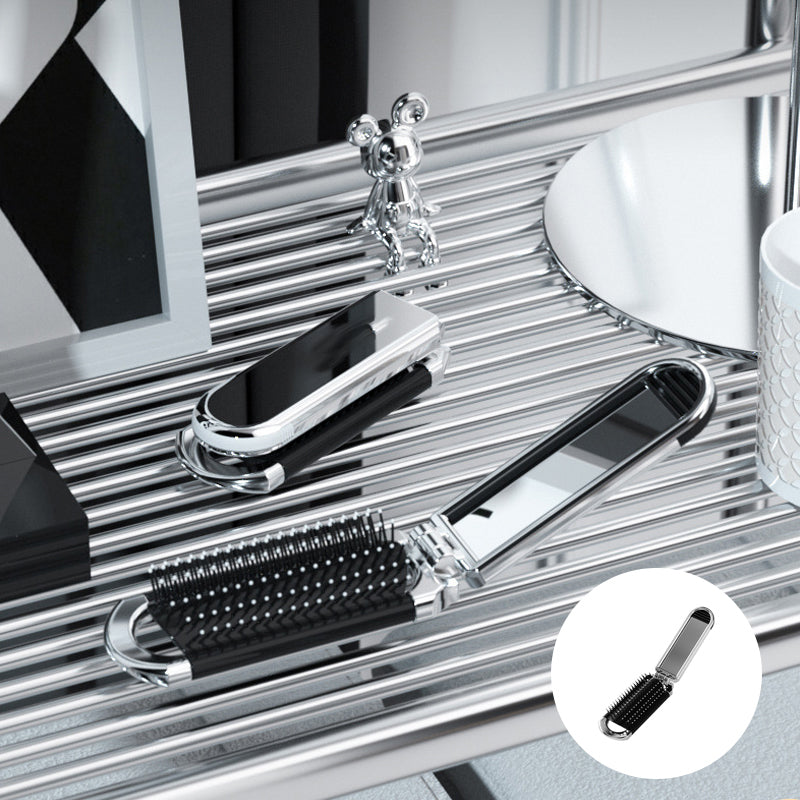 Avtoit | MirrorFlex Travel Mirror Hair Brush | Foldable & Compact | Practical Styling on the Go