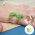 Avtoit | Latest-tree Frog Ring Earrings