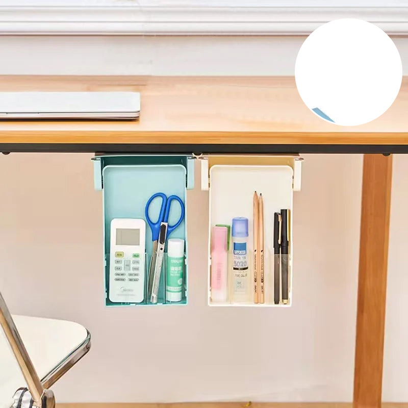 Under-Desk Drawer Organizer with 3 Removable Dividers