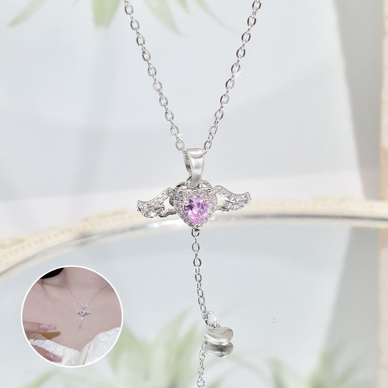 Avtoit | Pink Angel Wings Necklace