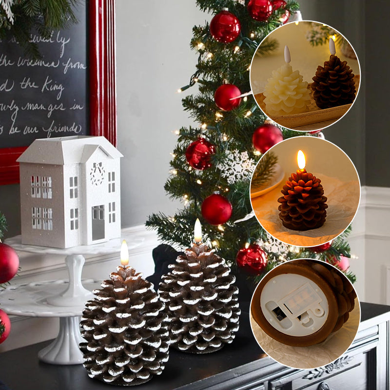 Avtoit | Flameless Pine Cone Candles