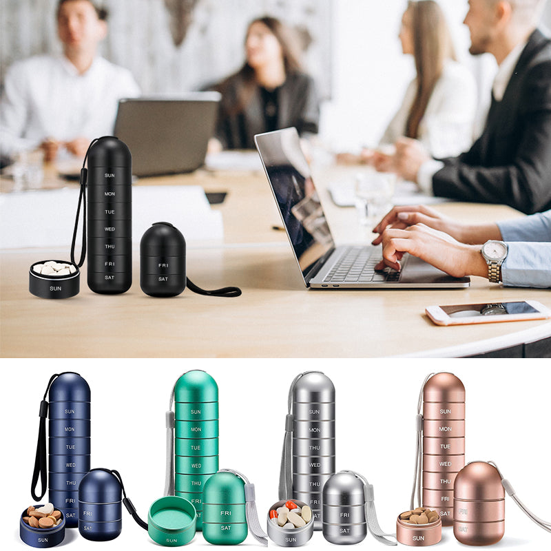 Avtoit | 7-Day Portable Pill Organizer for Travel