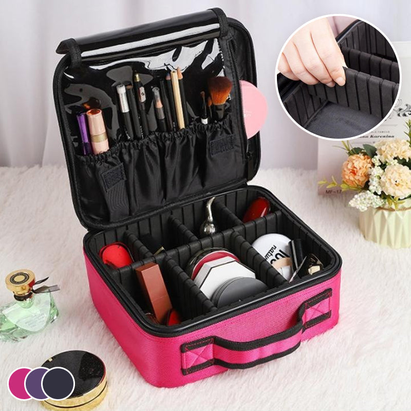 Avtoit | Makeup Cosmetic Storage Bag with Adjustable Compartment