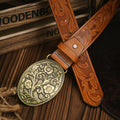 Avtoit | Men’s Belt | Western Style | Vegan Leather & Durable Metal Buckle