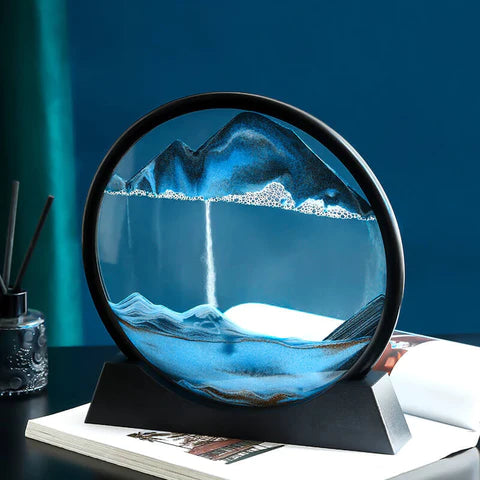 Avtoit | Royaleva Moving Sand Art Sculpture - LED Calming Desk Decoration