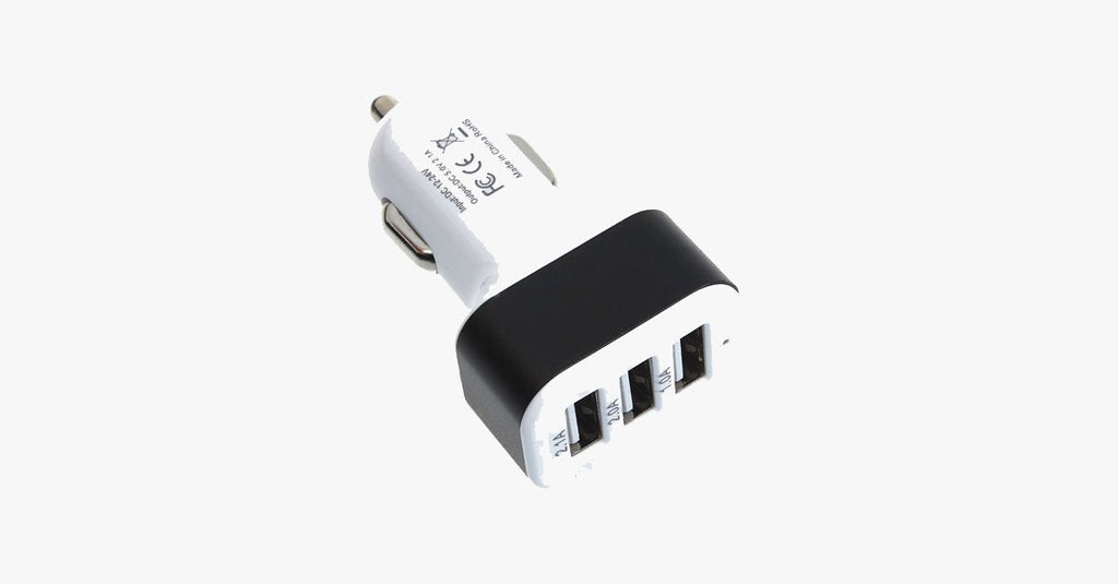 Avtoit | Universal 3-Port USB Car Charger – Easily charge multiple devices in your car!