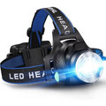 Waterproof Rechargeable LED Headlamp with Adjustable Zoom