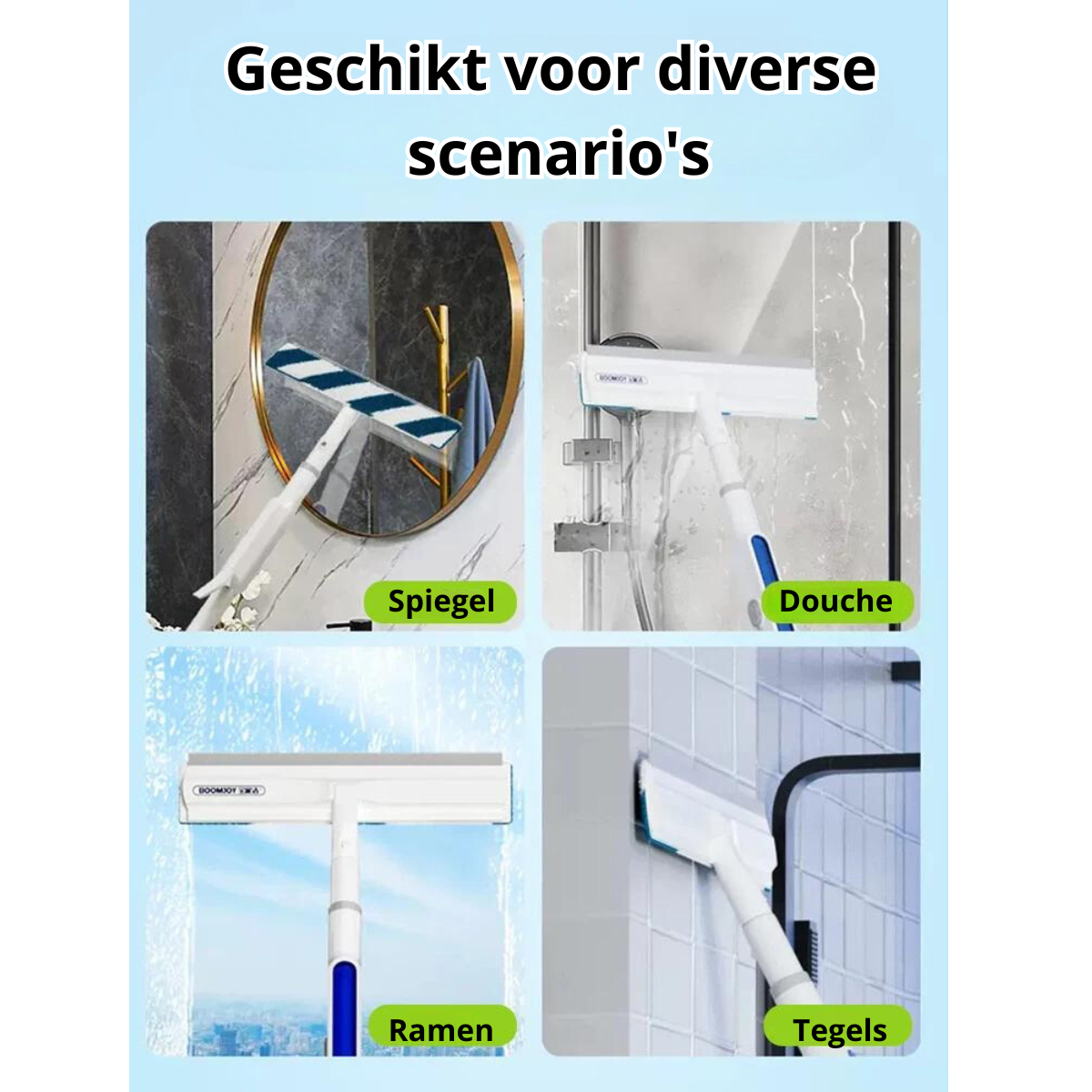 Avtoit | Functional 3-in-1 Window Squeegee - ClearView