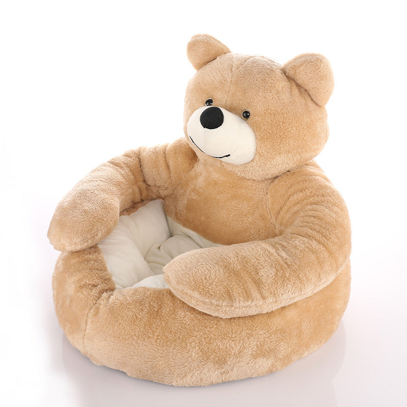 Avtoit | Cute detachable cuddly bear cat bed