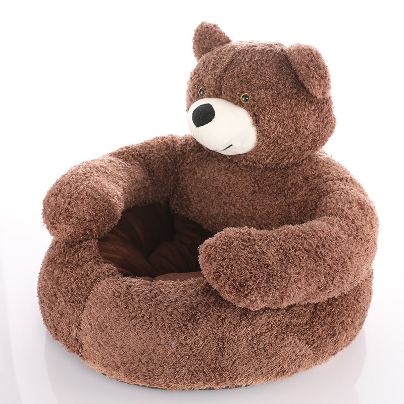 Avtoit | Cute detachable cuddly bear cat bed