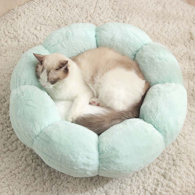 Avtoit | Deep Sleep Flower Shape Cat Bed