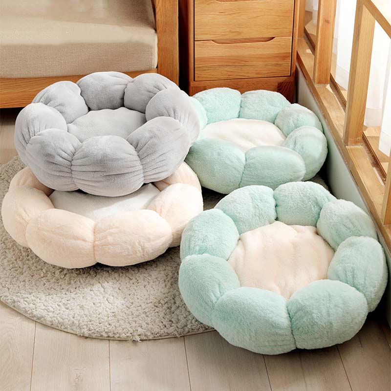 Avtoit | Deep Sleep Flower Shape Cat Bed