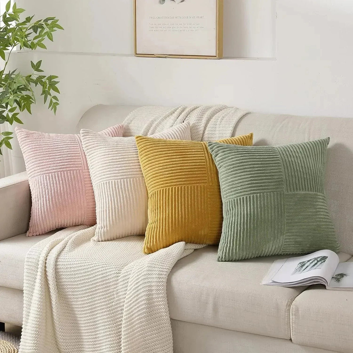 Avtoit | VelvetEase – Soft Corduroy Cushion Covers