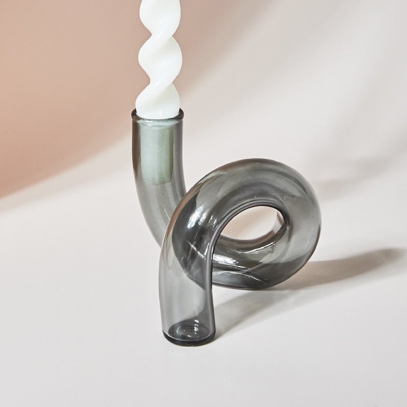 Avtoit | Glass vase candle holder
