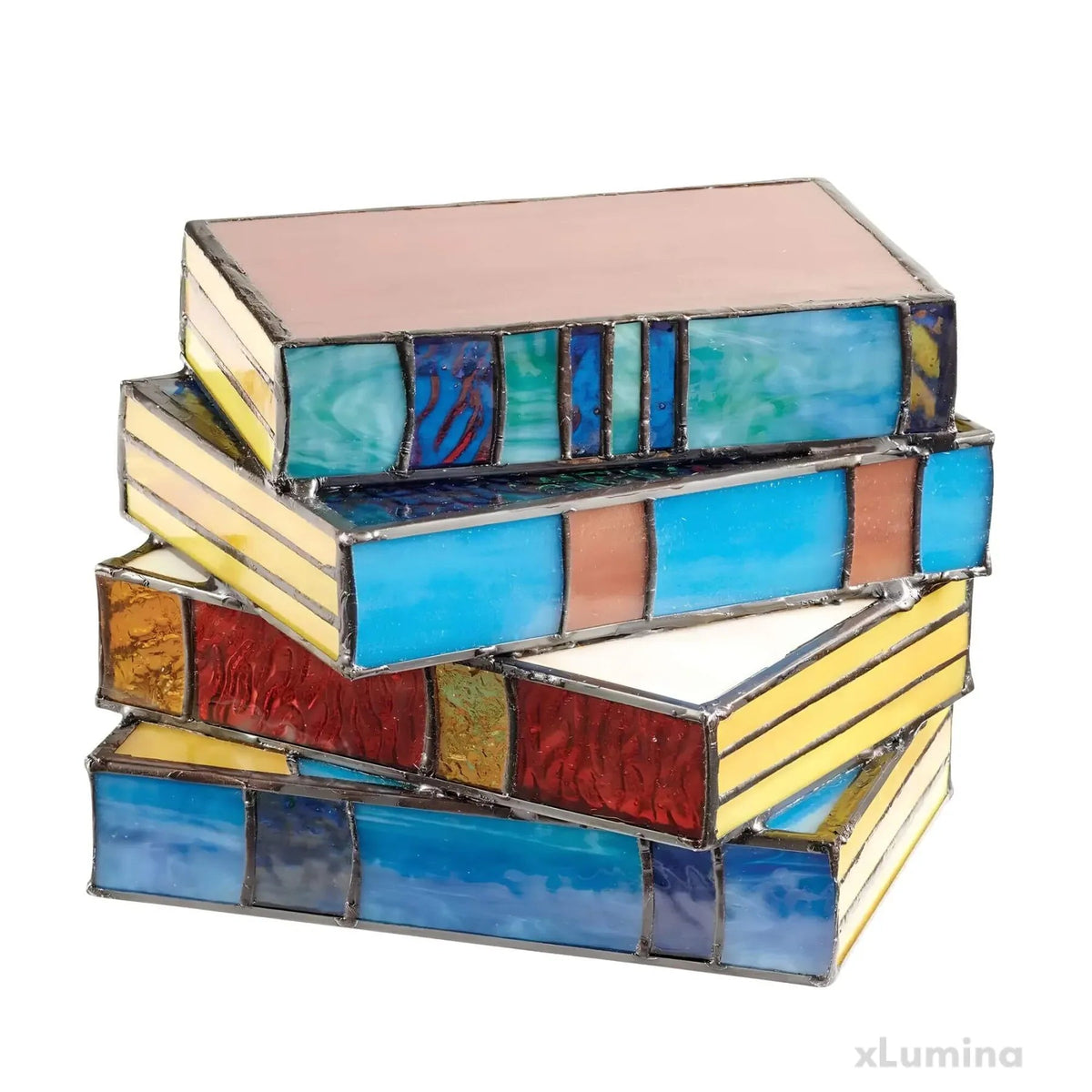 Avtoit | Stained Glass Book Lamp Multicolor