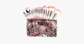 Avtoit | 24-piece Pink Leopard Brush Set