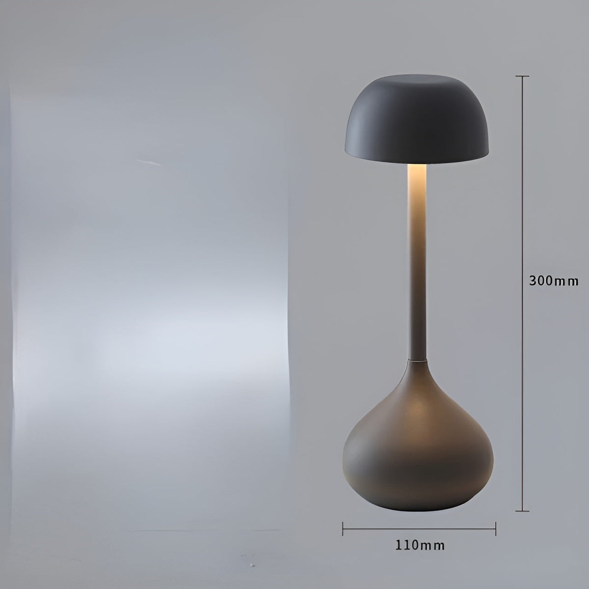 Avtoit | GlowMush Wireless Dimmable Mushroom Table Lamp