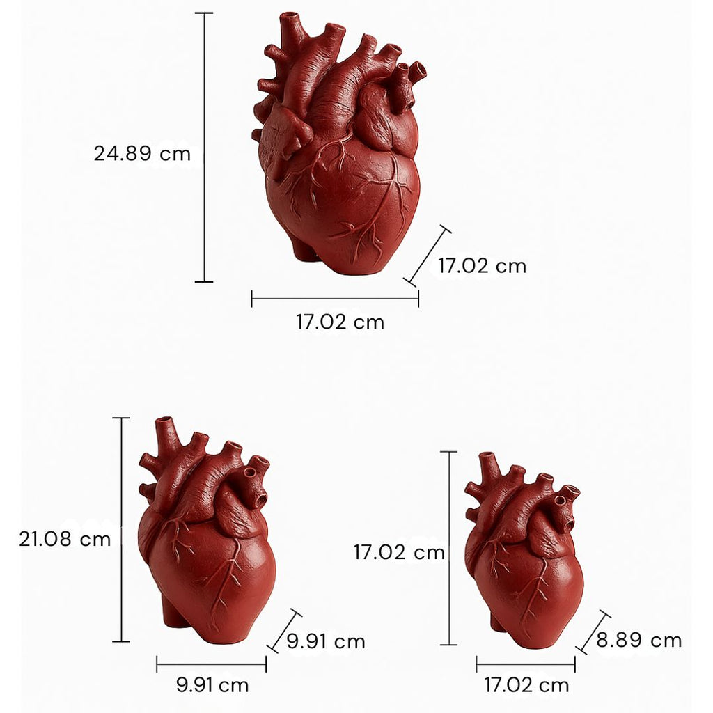 Avtoit | Greek Inspired Heart-Shaped Vase - Elena