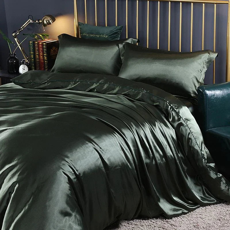 Avtoit | Elegant Satin Silk Bedding Set - Luxurious Comfort for Every Night