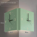 Avtoit | Double-Sided Illuminated Corner Silent Wall Clock