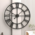 Avtoit | Roman Numerals Iron Art Wall Clock