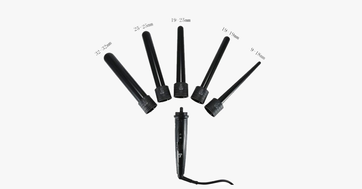 Avtoit | Achieve the salon look with the curling iron set and the heat-resistant glove