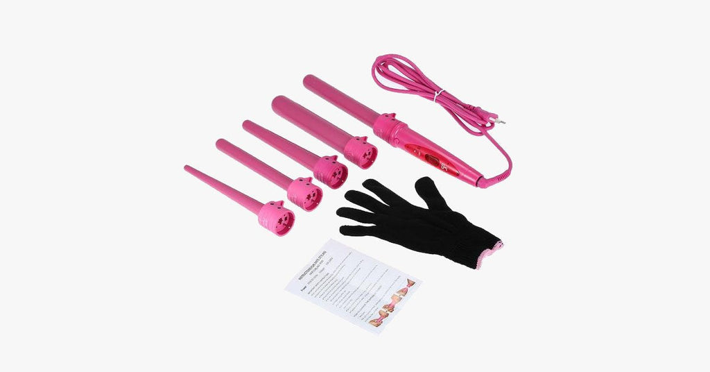 Avtoit | Achieve the salon look with the curling iron set and the heat-resistant glove