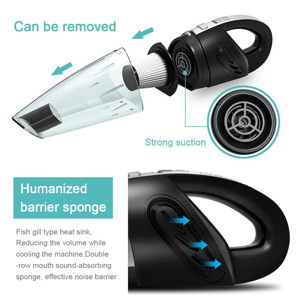 Avtoit | Handheld Cordless Vacuum Cleaner for Car Desk Mini Hoover Small Powerful Halford Miniature Handheld Vacuum