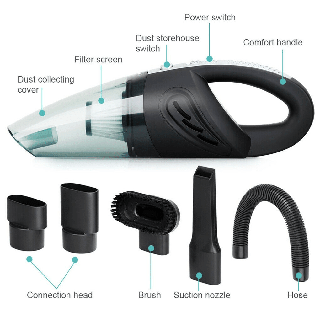 Avtoit | Handheld Cordless Vacuum Cleaner for Car Desk Mini Hoover Small Powerful Halford Miniature Handheld Vacuum