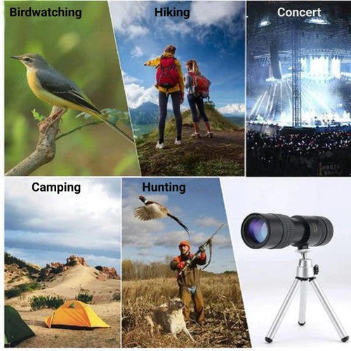 Avtoit | High-Power Waterproof Monocular Telescope with 10x Magnification for Bird Watching, Hiking, and Outdoor Adventures