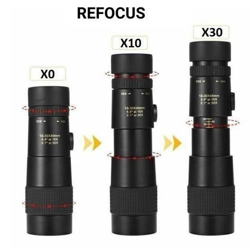 Avtoit | High-Power Waterproof Monocular Telescope with 10x Magnification for Bird Watching, Hiking, and Outdoor Adventures