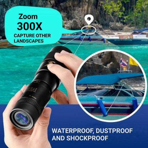 Avtoit | High-Power Waterproof Monocular Telescope with 10x Magnification for Bird Watching, Hiking, and Outdoor Adventures