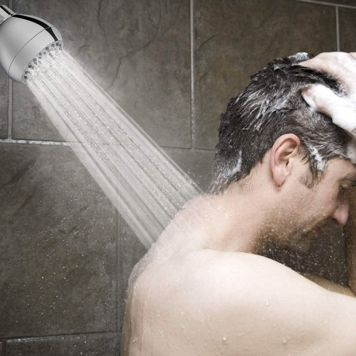 Avtoit | High Pressure Showerhead 3" Anti-Clog Anti-Leak Fixed with Adjustable Swivel Ball Joint Made of Brass