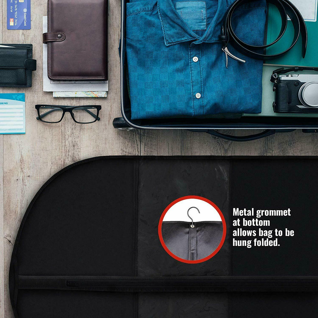 Avtoit | 5 Premium Garment Bags - With Clear Window, Water-Resistant - 40"/54" inches