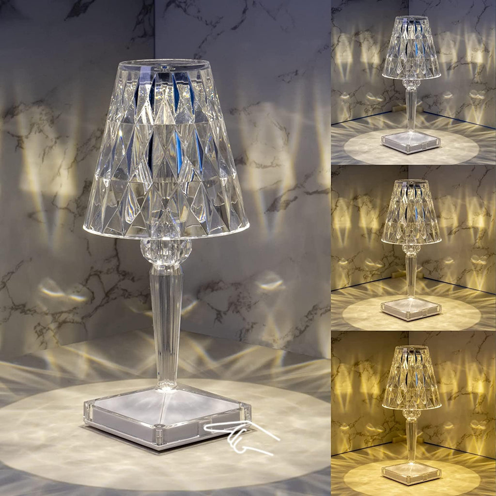 Avtoit | CrystaLamp - LED Table Lamp made of Diamond Crystal