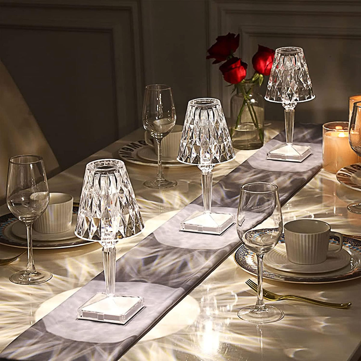 Avtoit | CrystaLamp - LED Table Lamp made of Diamond Crystal