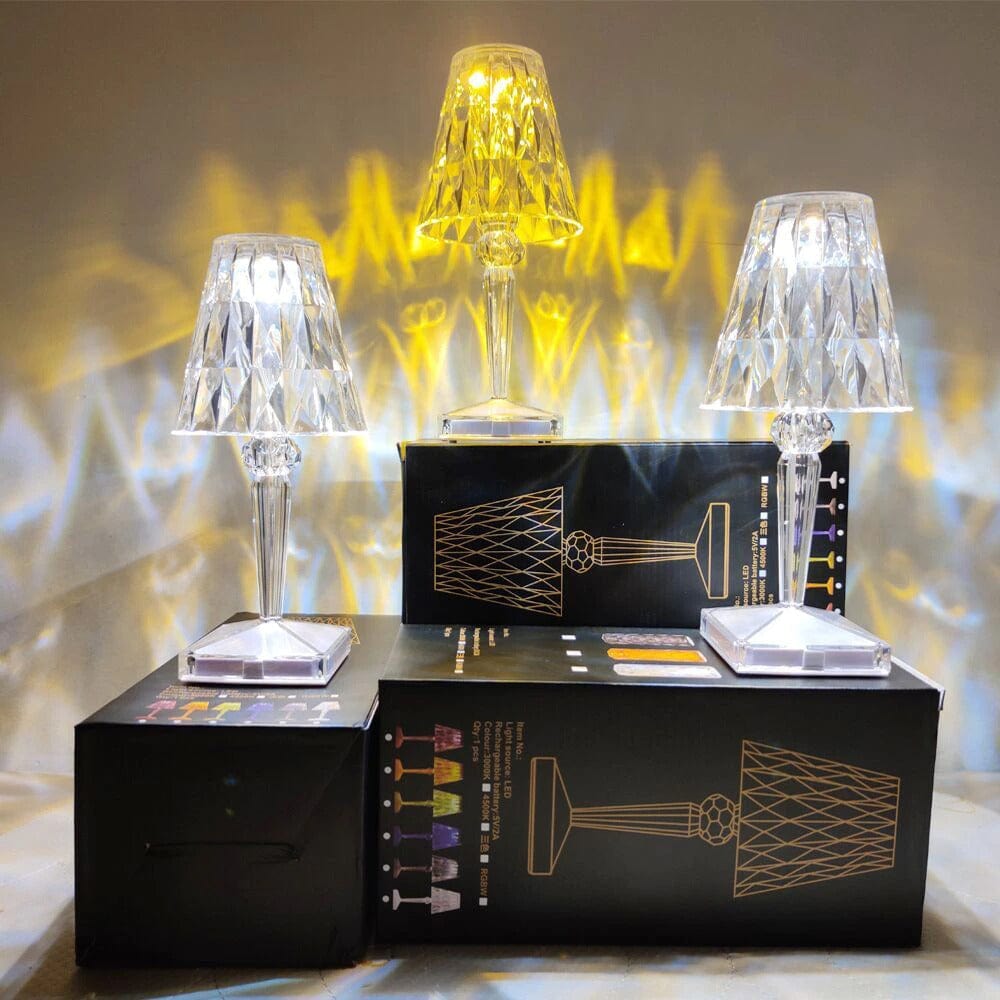 Avtoit | CrystaLamp - LED Table Lamp made of Diamond Crystal