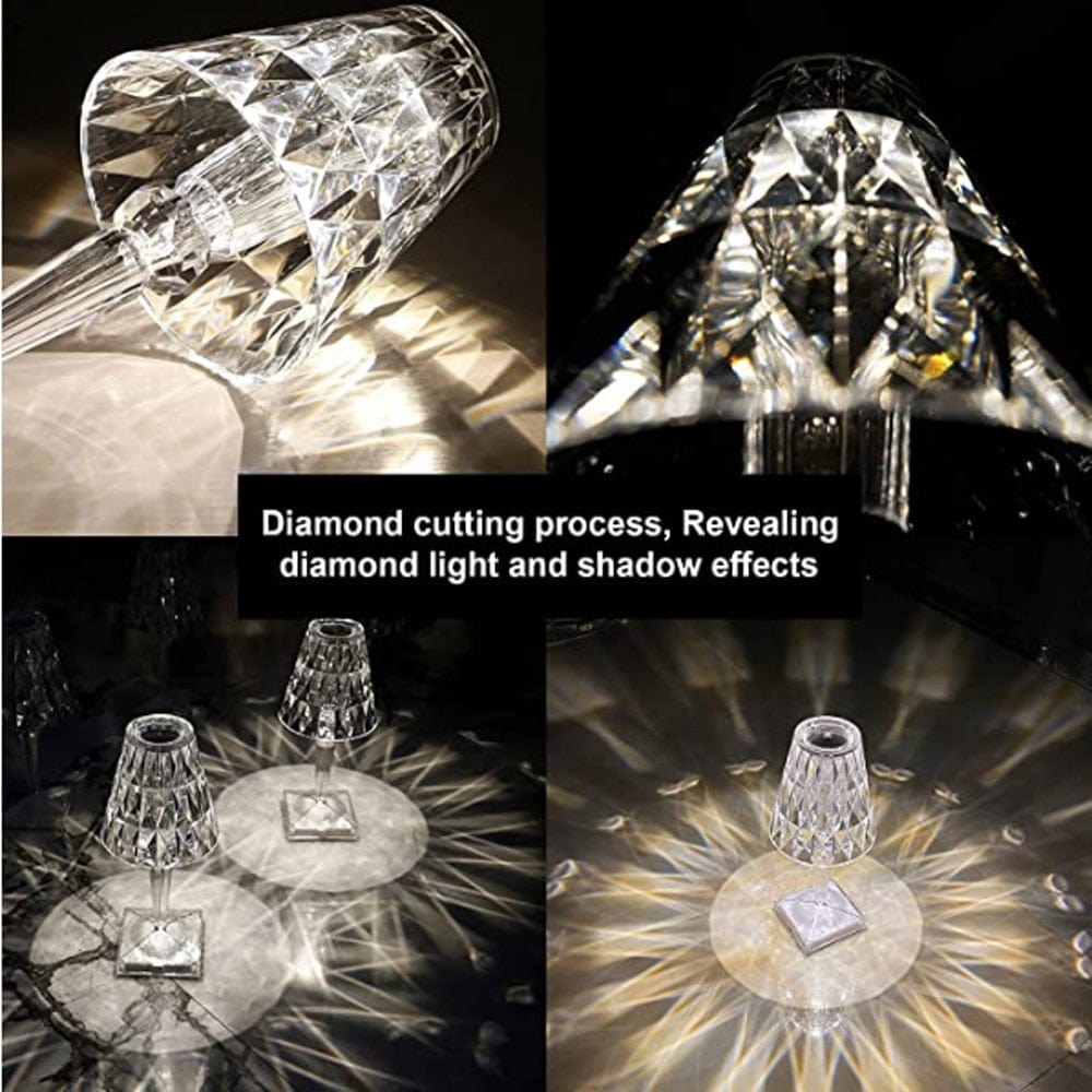 Avtoit | CrystaLamp - LED Table Lamp made of Diamond Crystal