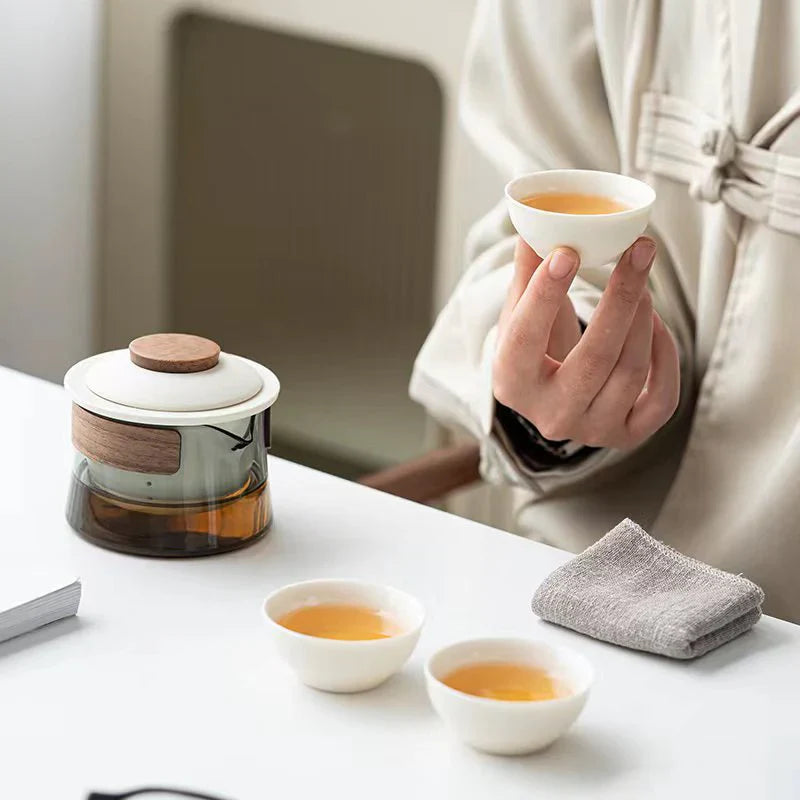 Avtoit | Portable and Stylish Tea Set with Teapot and Cups – Perfect for On-the-Go