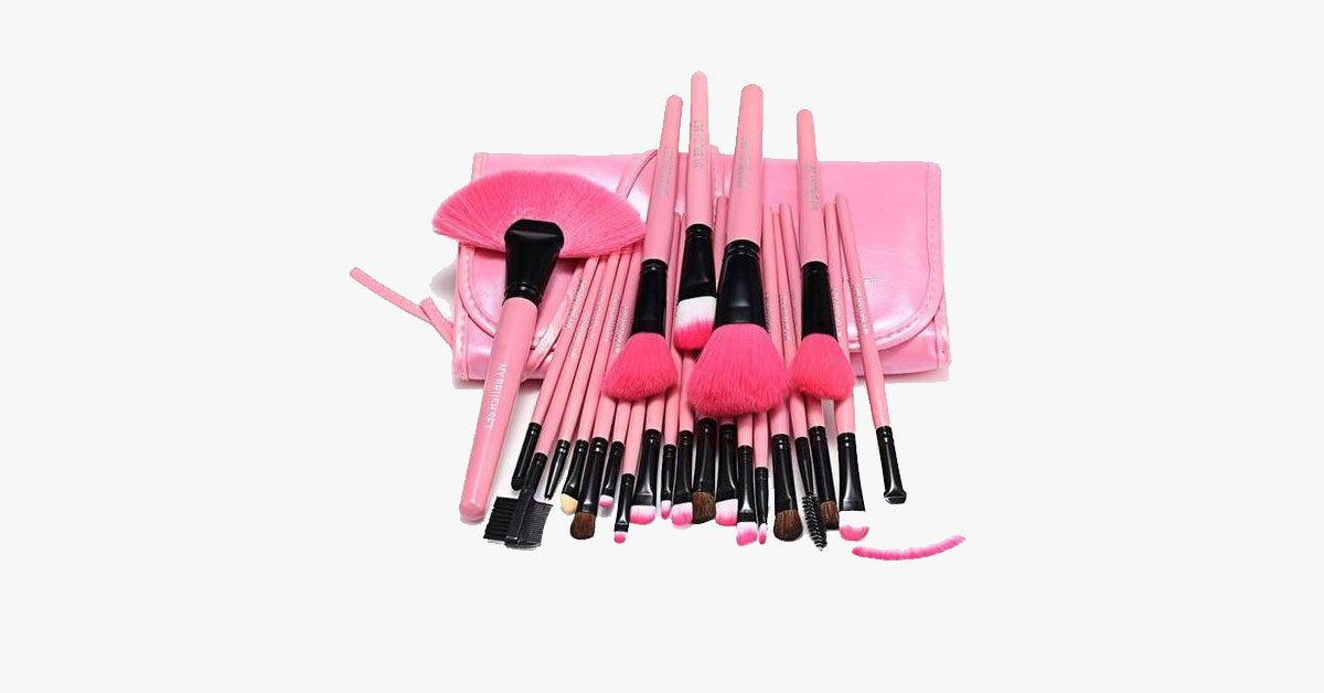 Avtoit | 24-piece Pink Glory Brush Set