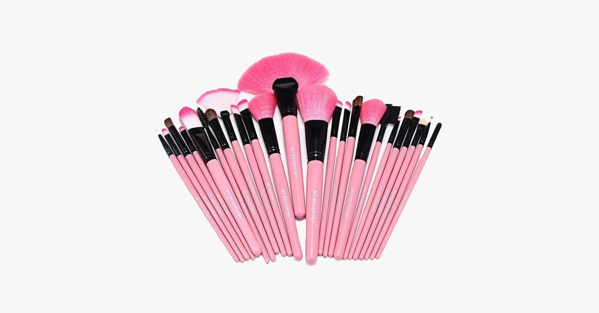 Avtoit | 24-piece Pink Glory Brush Set