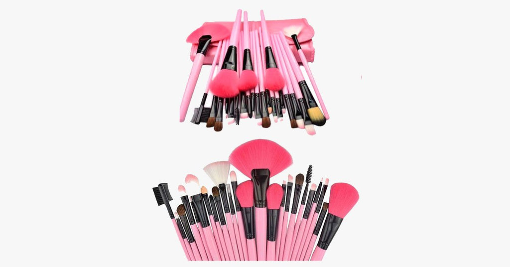 Avtoit | 24-piece Pink Glory Brush Set