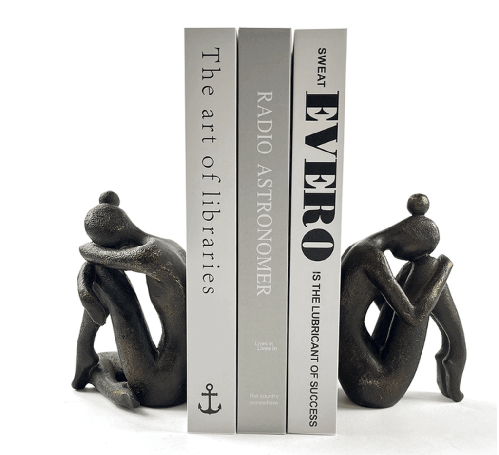 Avtoit | Human-shaped resin bookends set